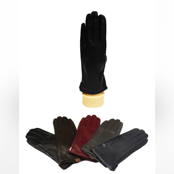 Boutique Accessories - 610. Leather Classic Ladies Glove 100% Leather Select Color Choice NEW Item NWT
